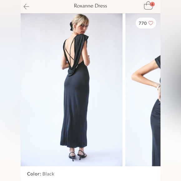 Free People Dresses & Skirts - Free People Roxanne Dress in Black